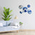Blue Bi-tone Festive Wall Decor (Set of 5) | KalaGhar