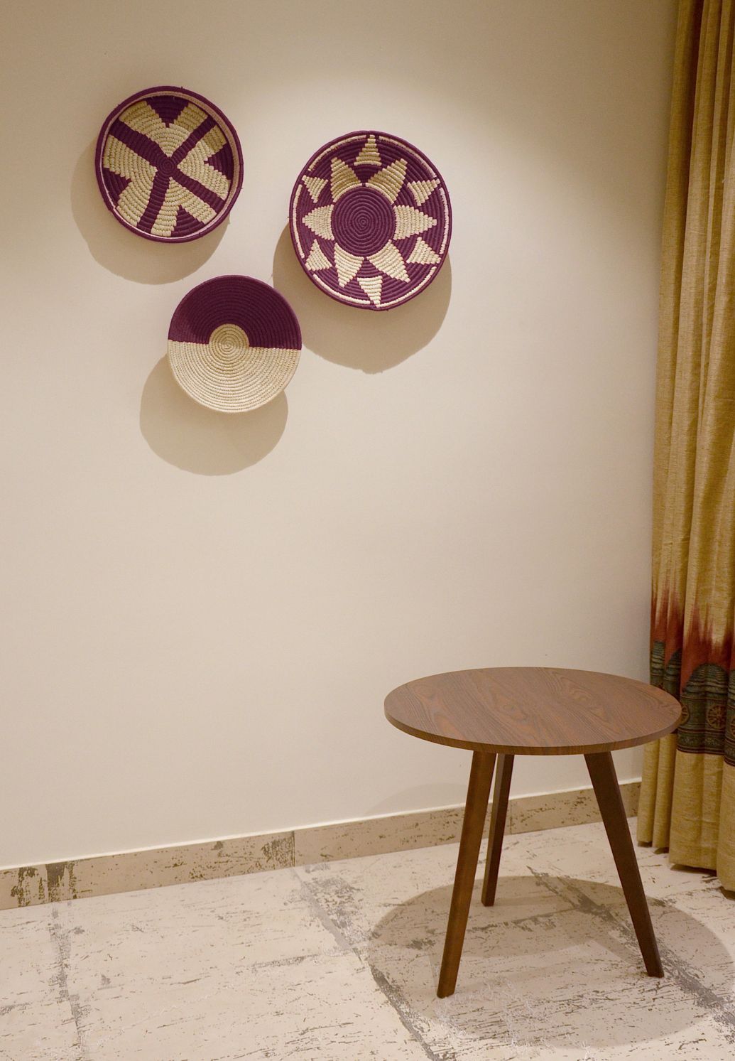 handmade-purple-wall-basket-for-home-decor
